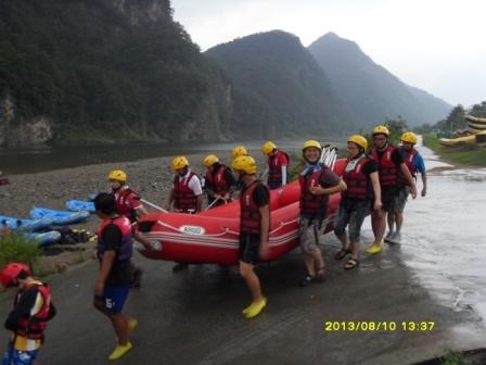 Donggang Rafting 2013